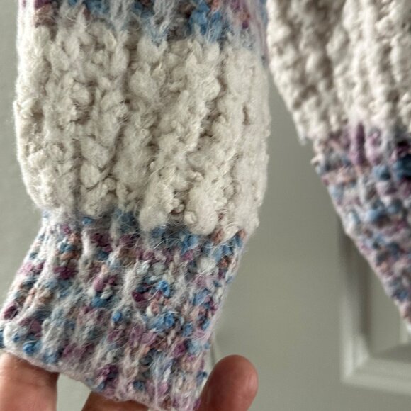 Allard State M/L Multicolor Striped Textured Sweater - Picture 7 of 9